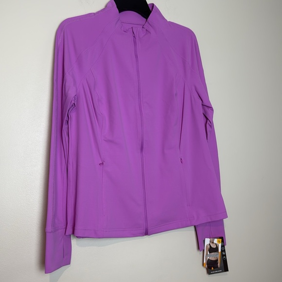 Avia Fleur Purple SoftSculpt Full Zip-Up Active Jacket Size L NWT - Picture 5 of 11